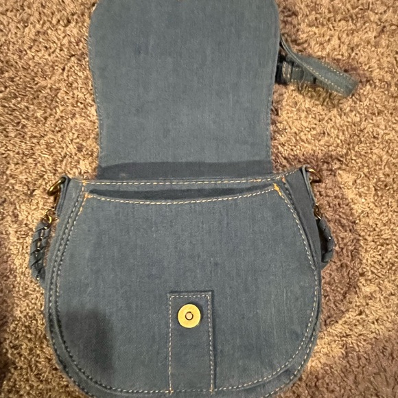 House of Harlow 1960 denim saddle crossbody - Picture 6 of 8